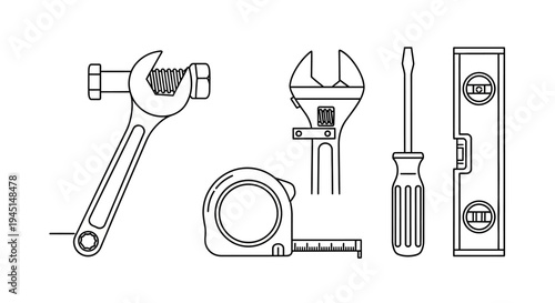 Tools for home repair and maintenance.