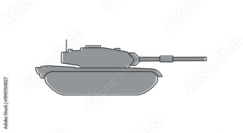 Military Tank Vehicle Armored Combat.