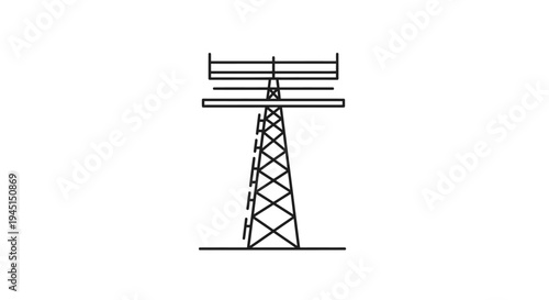 Electrical Transmission Tower Structure.