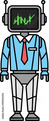 Artificial intelligence stock market trader robot