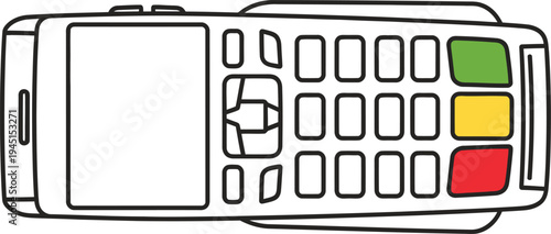 Payment terminal device for credit card transactions