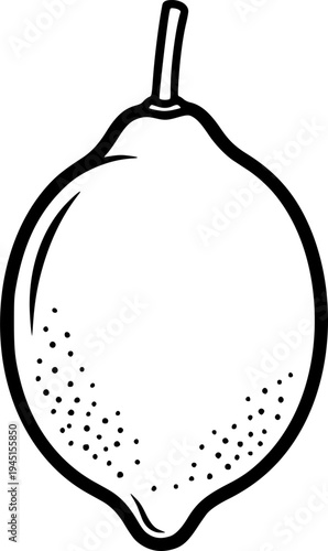 Fresh lemon hanging from a green tree branch
