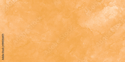 abstract orange watercolor texture background with soft mottled paint wash effect or a weathered plaster wall.