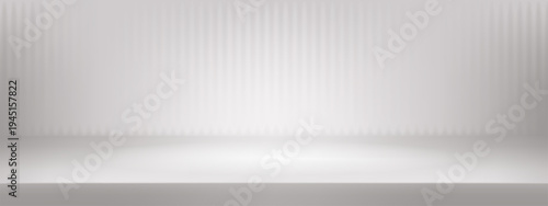 White floor background. 3d ivory limbo texture for studio interior bg. Neutral tan shine on counter or shelf for cosmetic. Luxury photography stand scene. Simple blank plain banner with desktop