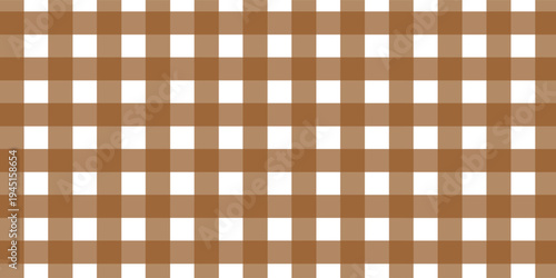 Brown checker pattern design for decorating wallpaper, backdrop, fabric, paper and etc.