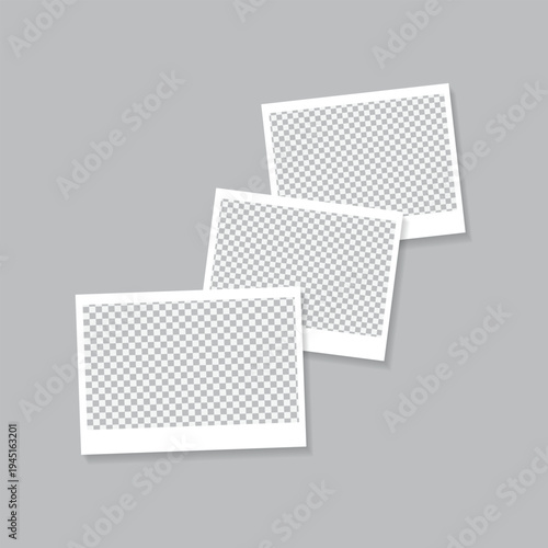 Pictures or photos frame collage abstract photo frames and digital photo template.