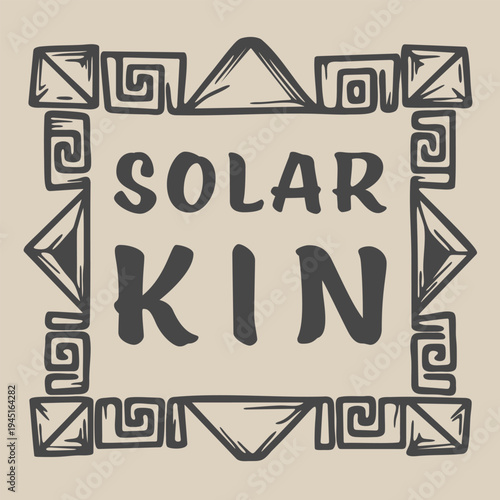 Solar Kin Decorative Tile Illustration