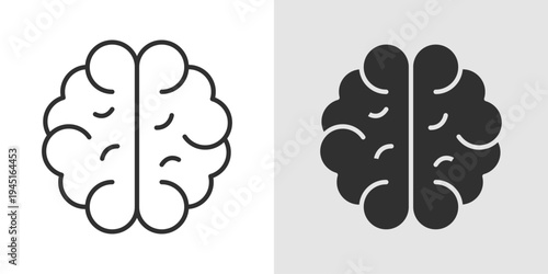 Neurology Icon representing brain and nervous system health, neurological care, nervous system disorders, medical diagnosis, and treatment for neurological conditions.
