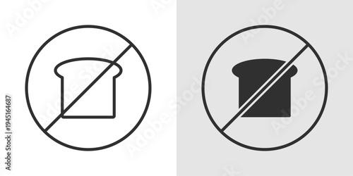 Low Carb Icon representing low carbohydrate diets, healthy eating plans, weight management, nutrition control, and balanced dietary lifestyles.