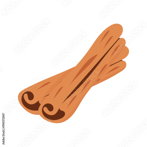 Cinnamon Sticks Spice Illustration