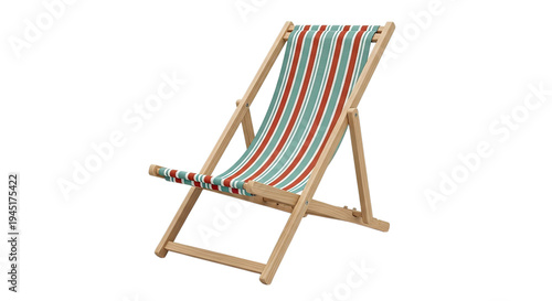 beach chair isolated on PNG Background