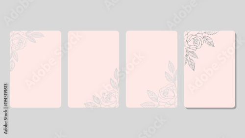 Wedding invitation and stationery set, elegant hipster rustic design featuring wedding invitations thank you cards save the date cards baby shower menus flyers banners with calligraphy confetti and de