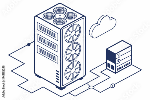 vector illustration of a building