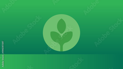 A vibrant green shamrock vector illustration serves as a festive symbol of luck and nature for a St Patrick's Day celebration design