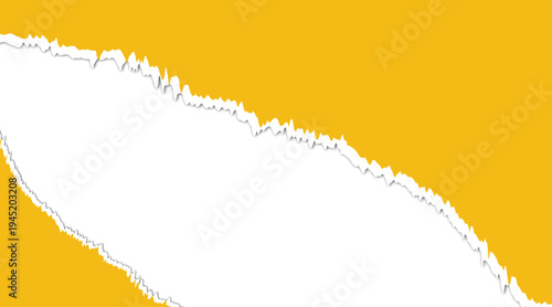 Turn paper vector background, Ripped paper border png transparent background, torn paper vector isload vector illustration.