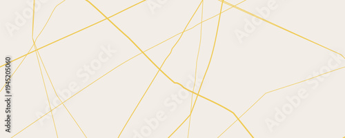 Gold Kintsugi crack pattern on whitish background