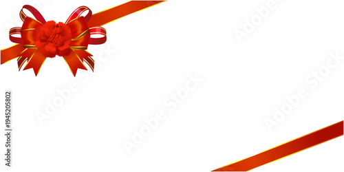 カーネーション リボン