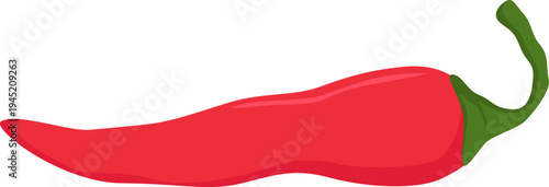 Red Chili Pepper Illustration