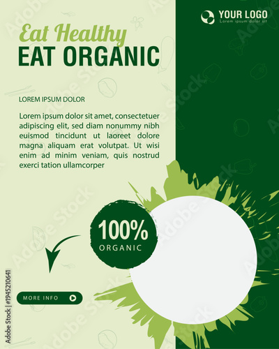 social-media-eat healthy-poster