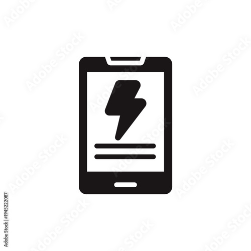 phone icons minimalist flat style design, phone Vector illustration on white background