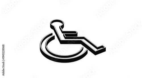 Icon of a person in a wheelchair, symbolizing accessibility and disability inclusion.