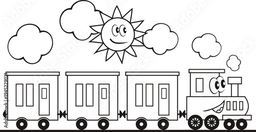 Cartoon vector illustration of ten playful tiger characters in different poses including standing, sitting, walking, and lying down, symbolizing wildlife artwork, animal design,