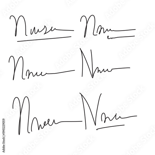 Stylish Signature Scribble Vector Illustration Design. Professional Signature Style Vector Design Element. Realistic Pen Signature Scribble in eps 10.