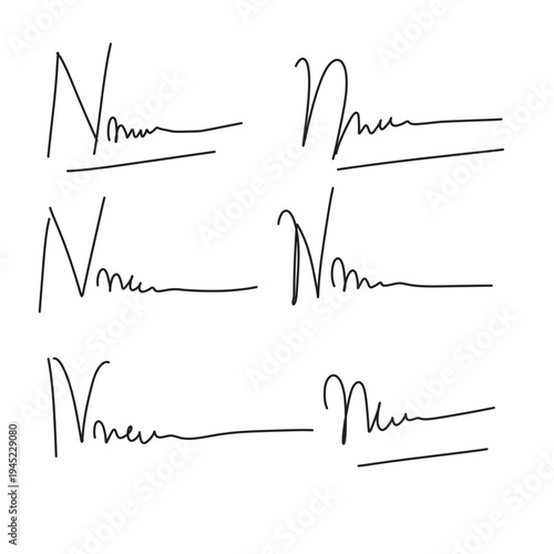 Stylish Signature Scribble Vector Illustration Design. Professional Signature Style Vector Design Element. Realistic Pen Signature Scribble in eps 10.