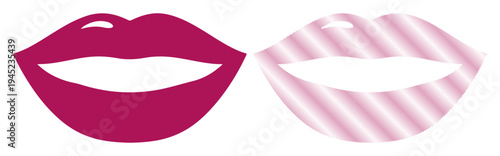 Vibrant, luscious lips with a playful shimmer, symbolizing beauty and expression