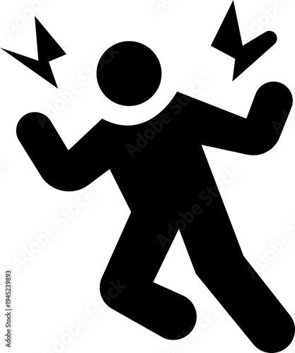 discomfort icon, stick figure icons various human body aches pains and discomfort symptoms design, highlighting discomfort areas, pain health issues, tired posture, body ache, depicting joint pain