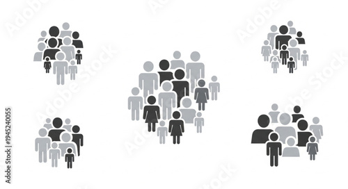 Diverse Groups of People Representing Community and Social Connections.