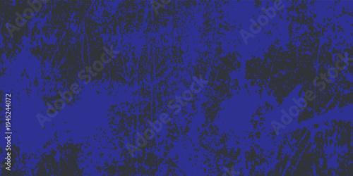 Abstract organic pattern of dark tree foliage silhouettes on a deep blue background