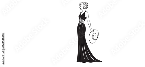 "Fashion Silhouette Icon Set: Elegance & Style"