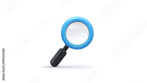 Wallpaper Mural An illustration of a magnifying glass, symbolizing search and discovery Torontodigital.ca