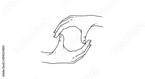 Hands Framing a Subject, Focus and Composition Concept