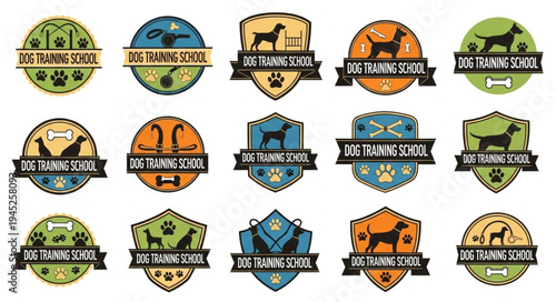 Collection of Dog Related Emblems and Badges.