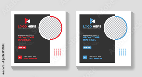 Creative Minimal Business Card Design Template – Modern Corporate Identity Card