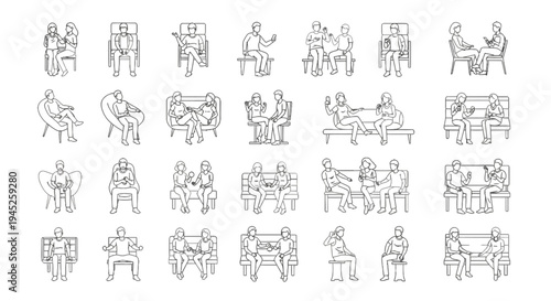 Outline sketch of a stylish pleated mini skirt, perfect for fashion design concepts and apparel illustrations