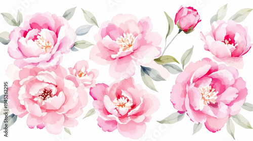 A serene floral pattern filled with gentle colors and delicate details