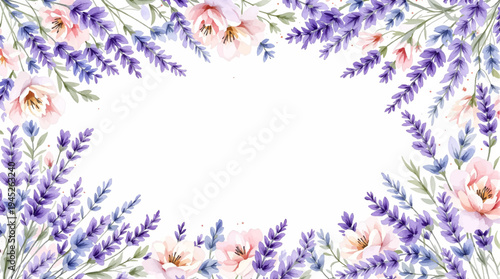 Pastel blossoms forming a light and refreshing botanical composition
