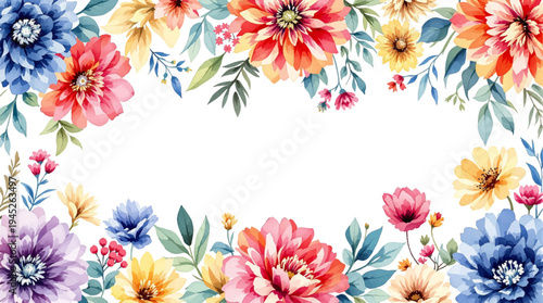 Gentle wildflowers forming a quiet and dreamy visual landscape of natural beauty