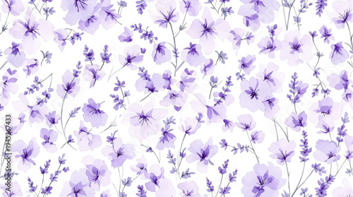 Graceful botanical flowers surrounding a warm open message space