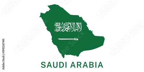 Background topographic map silhouette of Saudi Arabia country