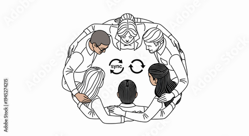 Business team engaged in data analysis during a meeting around a table