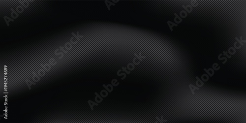 Creative halftone dot background, black gradient wave texture with smooth shadows, modern comic style monochrome backdrop. background illustration