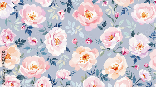 A Colorful Floral Garden Full Of Energy, Warmth, And Gentle Beauty