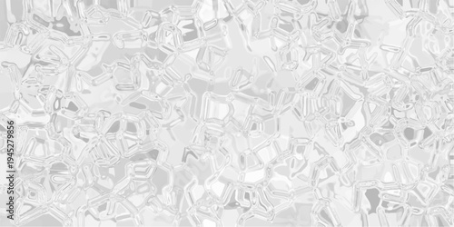 Abstract White Geometric Crystal Pattern Texture Background vector