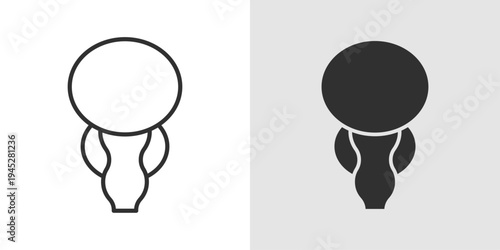 Prostate Health Icon representing male reproductive wellness, urology care, prostate checkups, early detection of prostate issues, and overall men’s health support.