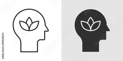 Relaxation Icon representing calmness, stress relief, mental peace, rest, and wellness through soothing and restorative activities.