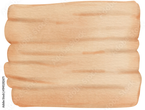 Brown Wood illustration 